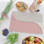 Two Tone Line Curvature XIII  Cutting Board Gallery Image 2