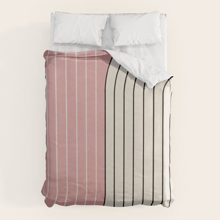 Two Tone Line Curvature XIII  Duvet Cover Gallery Image 6