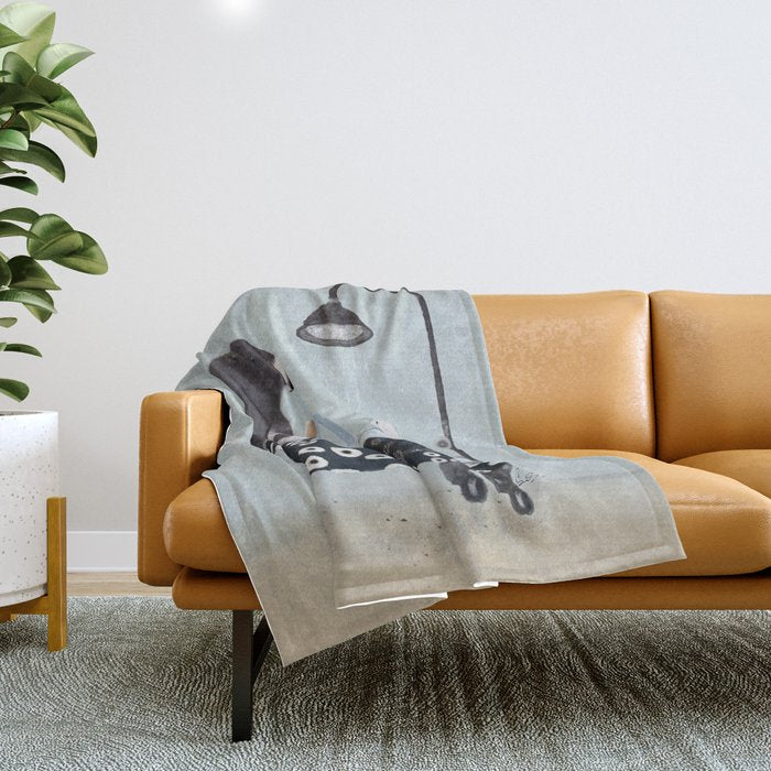bath time Throw Blanket Gallery Image 1