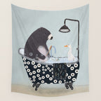 bath time Wall Tapestry Gallery Image 4