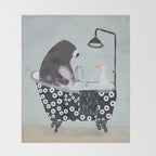 bath time Throw Blanket Gallery Image 2