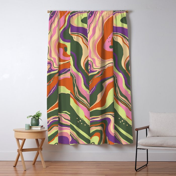 Marble abstraction II Window Curtain Gallery Image 1