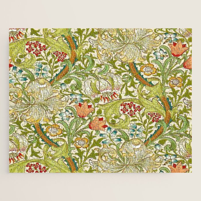 William Morris honeysucklea Jigsaw Puzzle Gallery Image 1