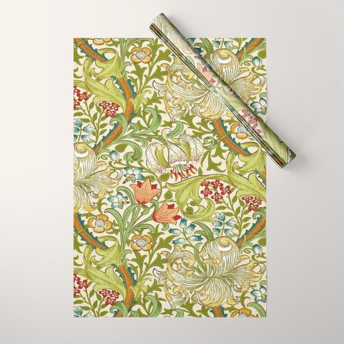 William Morris honeysucklea Wrapping Paper Gallery Image 1