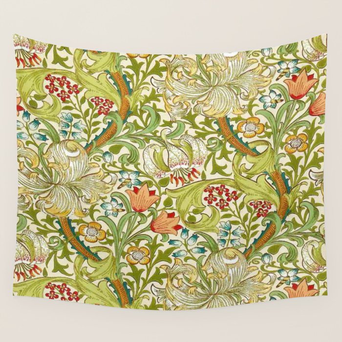 William Morris honeysucklea Wall Tapestry Gallery Image 4
