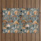 Mushroom Collection â Neutral Palette Outdoor Rug Gallery Image 1