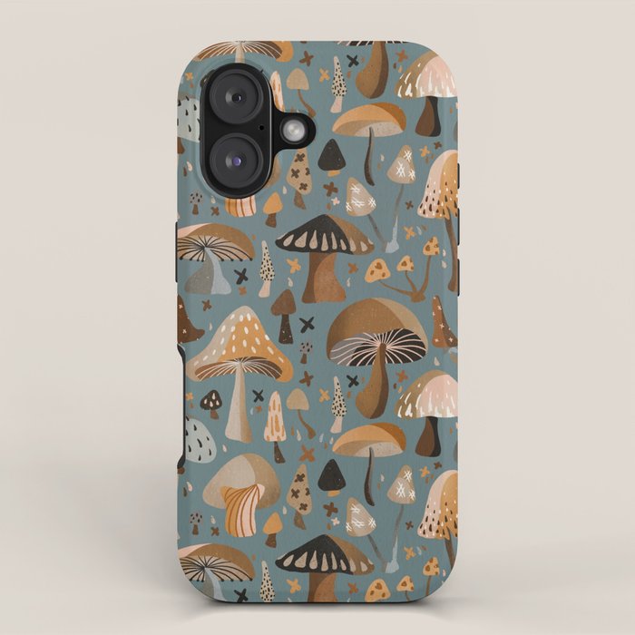 Mushroom Collection â Neutral Palette iPhone Case Gallery Image 1
