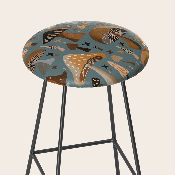 Mushroom Collection â Neutral Palette Stool Gallery Image 2