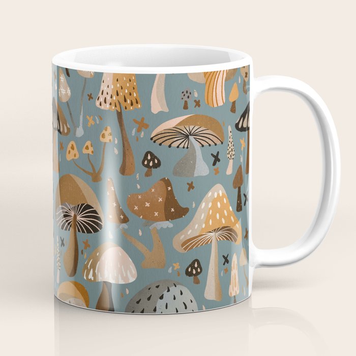 Mushroom Collection â Neutral Palette Coffee Mug Gallery Image 1