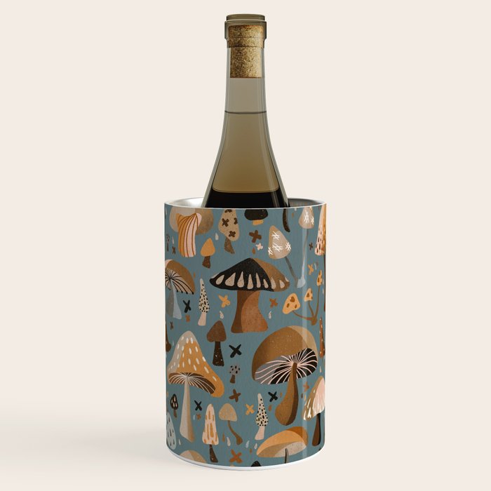 Mushroom Collection â Neutral Palette Wine Chiller Gallery Image 1