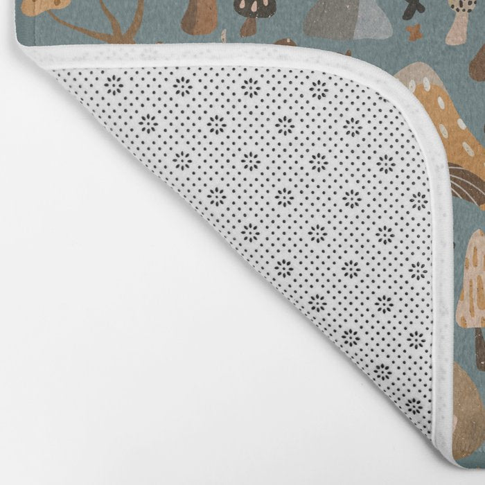 Mushroom Collection â Neutral Palette Bath Mat Gallery Image 2