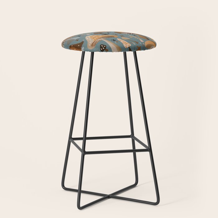 Mushroom Collection â Neutral Palette Stool Gallery Image 1