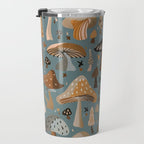 Mushroom Collection â Neutral Palette Travel Mug Gallery Image 3