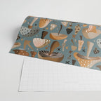 Mushroom Collection â Neutral Palette Wrapping Paper Gallery Image 2