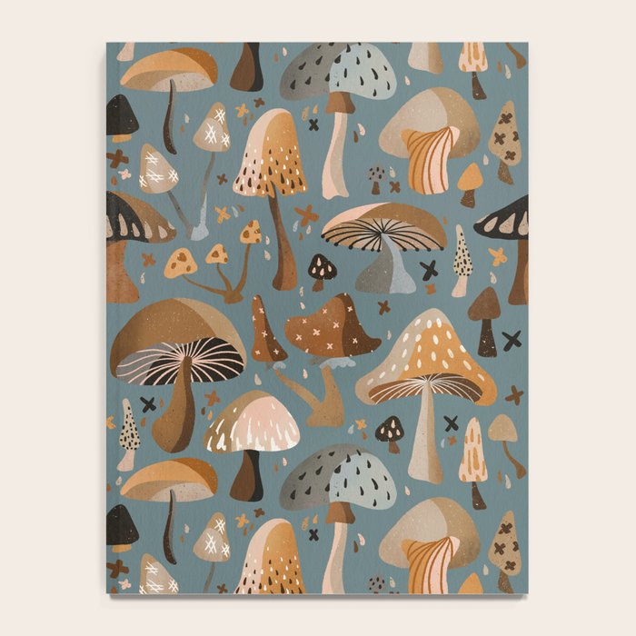 Mushroom Collection â Neutral Palette Notebook Gallery Image 4