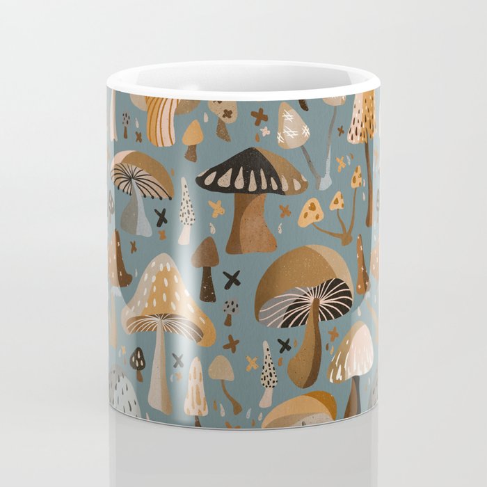 Mushroom Collection â Neutral Palette Coffee Mug Gallery Image 4