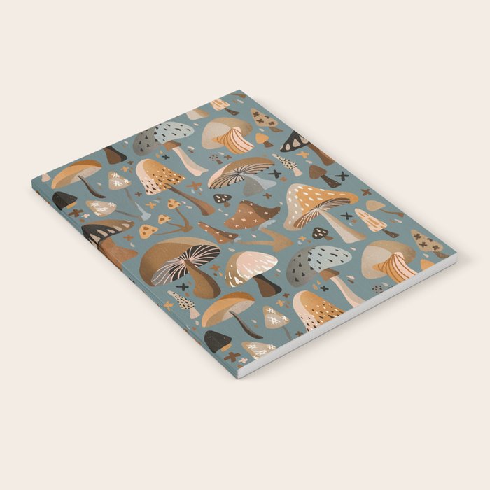 Mushroom Collection â Neutral Palette Notebook Gallery Image 1