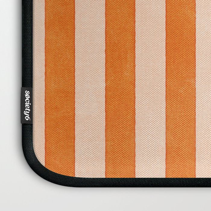 STRIPES 001 D - Pumpkin Laptop Sleeve Gallery Image 3