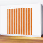 STRIPES 001 D - Pumpkin Wall Mural Gallery Image 2
