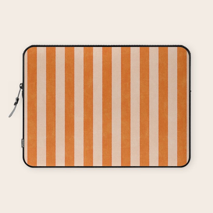 STRIPES 001 D - Pumpkin Laptop Sleeve Gallery Image 1