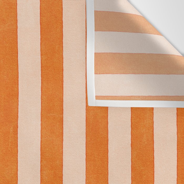 STRIPES 001 D - Pumpkin Wall Tapestry Gallery Image 3