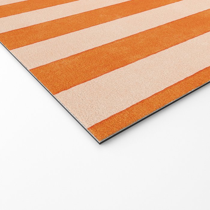 STRIPES 001 D - Pumpkin Welcome Mat Gallery Image 2