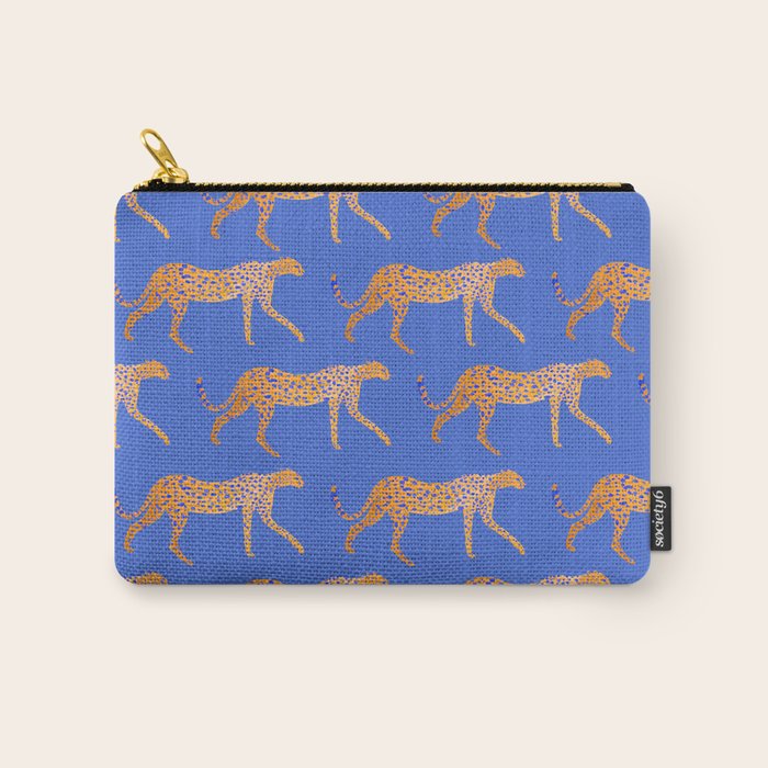 Leopard - Orange Carry All Pouch Gallery Image 1