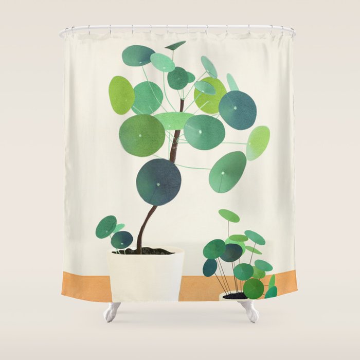 Colorful Branching Out 08 Shower Curtain Gallery Image 1