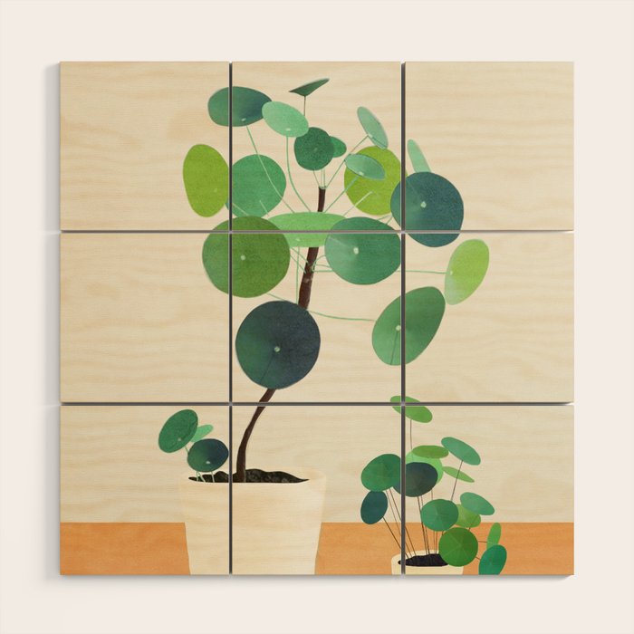 Colorful Branching Out 08 Wood Wall Art Gallery Image 1