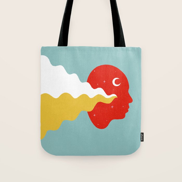 Weird Feelings (Primary Colors) Tote Bag Gallery Image 1