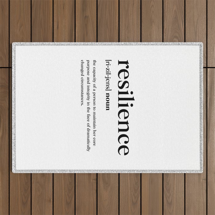 Resilience Definition Outdoor Rug Gallery Image 1