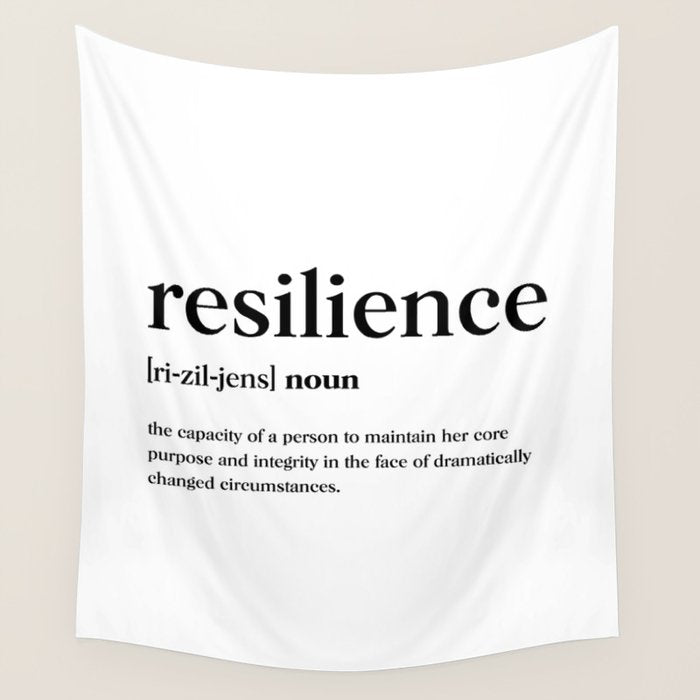Resilience Definition Wall Tapestry Gallery Image 4