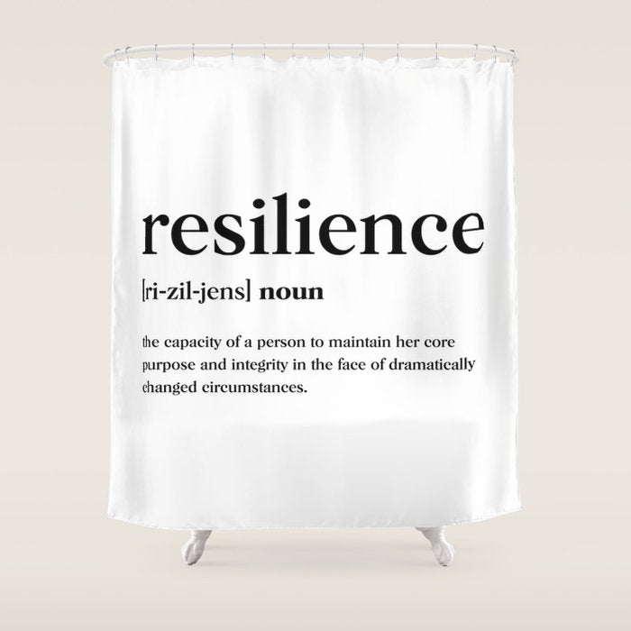Resilience Definition Shower Curtain Gallery Image 1