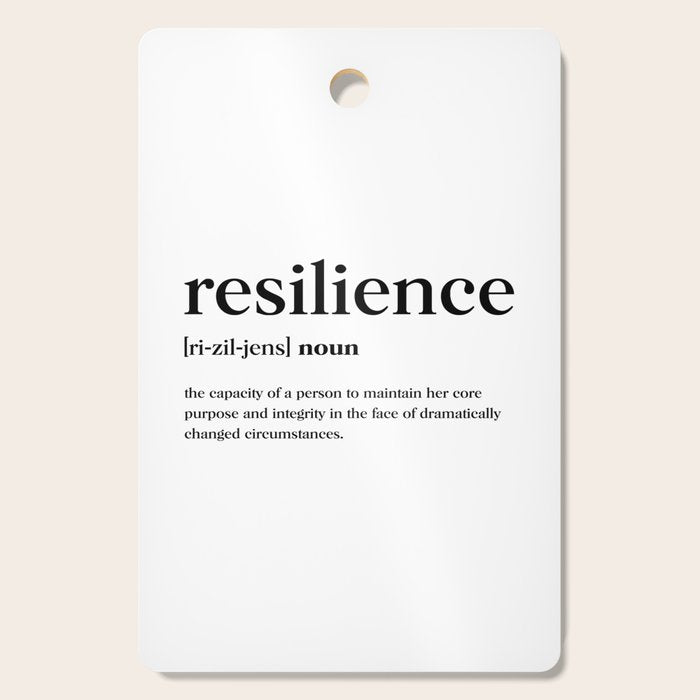 Resilience Definition Cutting Board Gallery Image 1