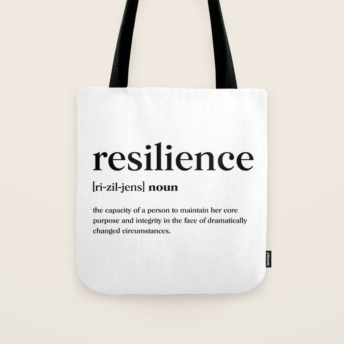 Resilience Definition Tote Bag Gallery Image 1