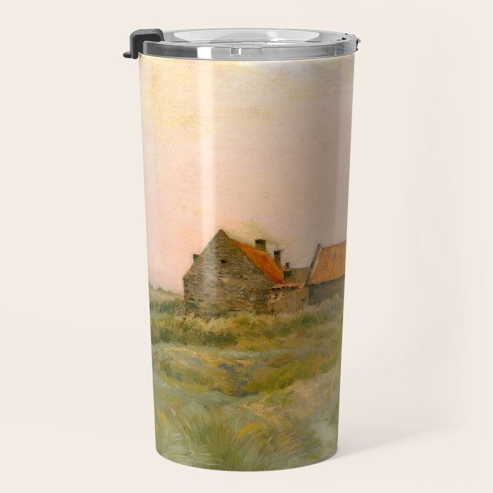 october day antique oil painting Travel Mug Gallery Image 3