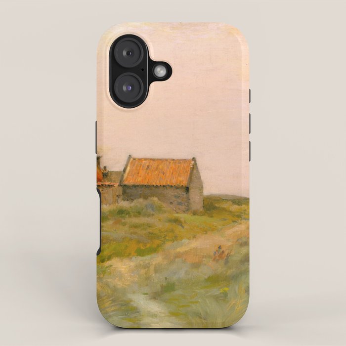 october day antique oil painting iPhone Case Gallery Image 1