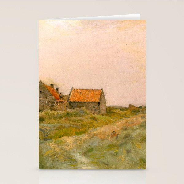october day antique oil painting Stationery Card Gallery Image 2