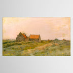 october day antique oil painting Tablecloth Gallery Image 2