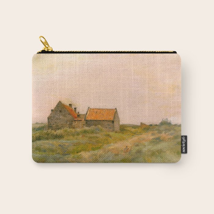 october day antique oil painting Carry All Pouch Gallery Image 1