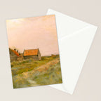 october day antique oil painting Stationery Card Gallery Image 2