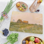 october day antique oil painting Cutting Board Gallery Image 2