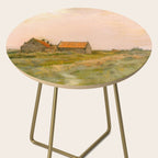 october day antique oil painting Side Table Gallery Image 2