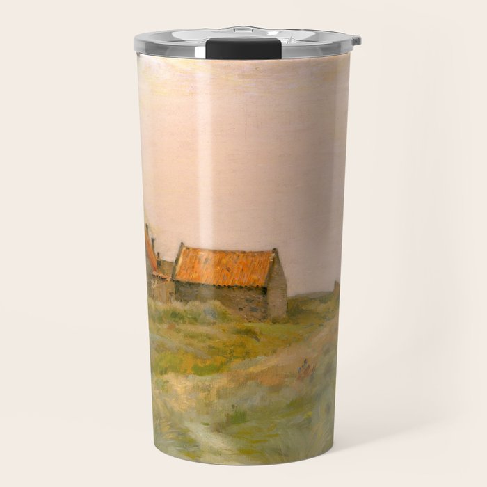 october day antique oil painting Travel Mug Gallery Image 1