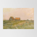 october day antique oil painting Rug Gallery Image 2