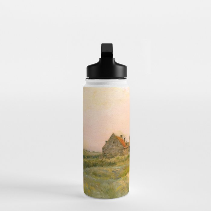 october day antique oil painting Water Bottle Gallery Image 3