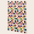 Retro Colorful Check Wallpaper Gallery Image 2