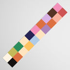 Retro Colorful Check Table Runner Gallery Image 3