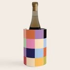 Retro Colorful Check Wine Chiller Gallery Image 1