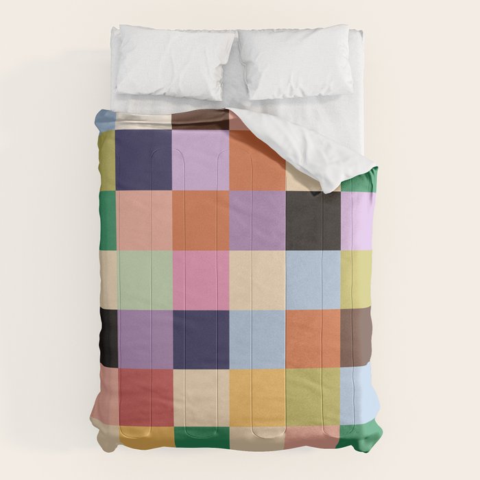 Retro Colorful Check Comforter Gallery Image 6